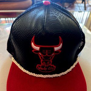 Used New Era 59Fifty Chicago Bulls Snakeskin Rope Trucker Hat